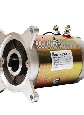 卧式直流电机2.备5575k泵w大功机械设用电机复率励有刷油电机