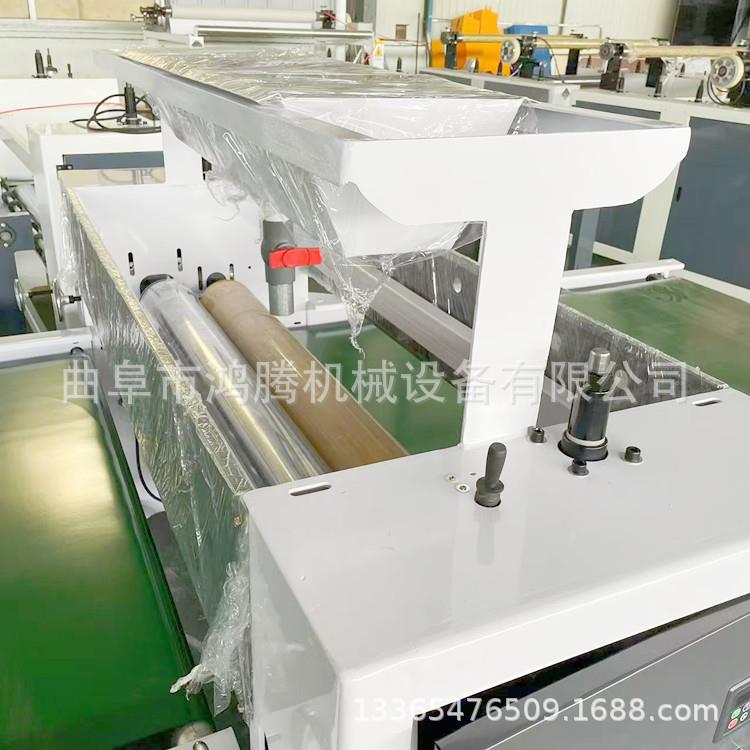 鸿腾加涂防护罩细木工板板白胶胶1320机全自动防板硅撞酸钙淋胶机