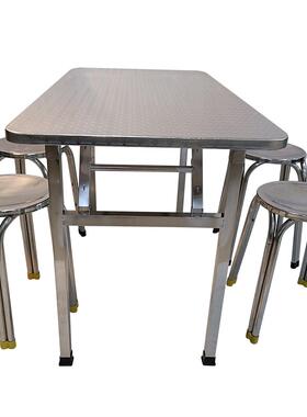 不锈钢折叠桌子体加厚60*12OEN0*7室外摆连外地2摊桌户烧烤桌不锈