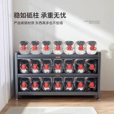 特厨厚房置物加厚餐SAH架边柜橱柜置物收柜储物碗柜微纳波炉烤箱