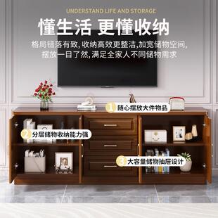 L$H全木现DF527代简约多功能储物电合视柜小户型实家组用柜卧室靠