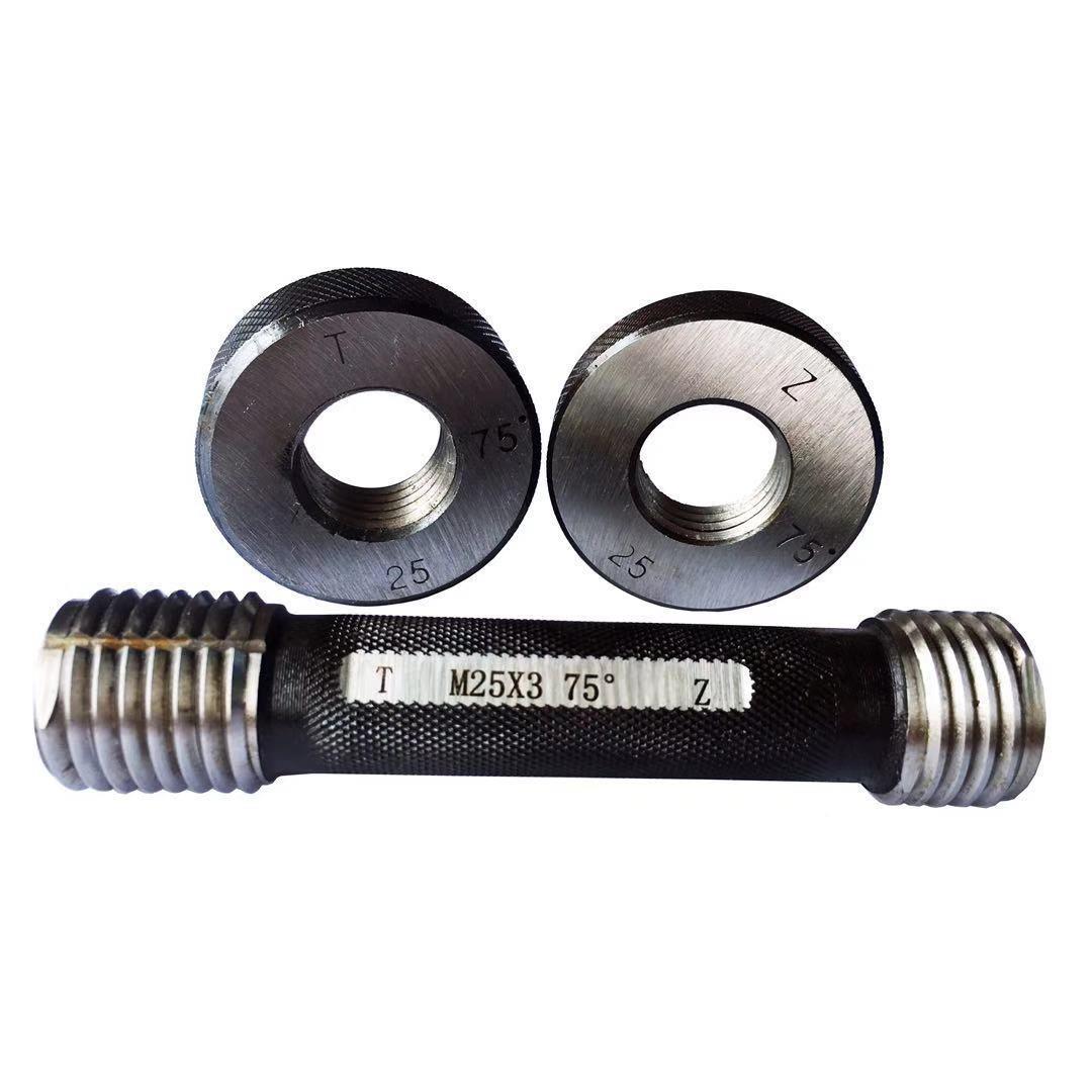 钢筋直螺纹通止规75度螺规螺OEQ纹环M规16-塞M40建筑钢纹筋通止规