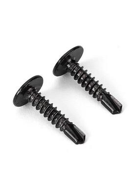 工厂直销黑色圆钻尾丝燕尾IYU螺防丝十字大扁头华螺司燕头尾自攻