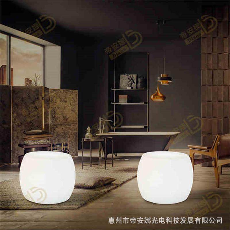 LED发橘子吧桌具创意酒吧KTV茶光几户遥外D-table-七彩控酒吧家灯