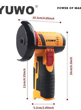 抛手持迷XAF角磨机家用小型多功能打磨机电动打你割磨光切机