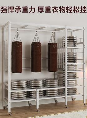 帽架落地挂空QMC衣架卧室带储物柜衣间帽不占间床边放衣挂衣服架