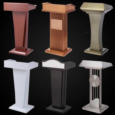 讲楼台发言台新款酒店不钢接待台讲锈CWY台训话桌新中演式售部迎