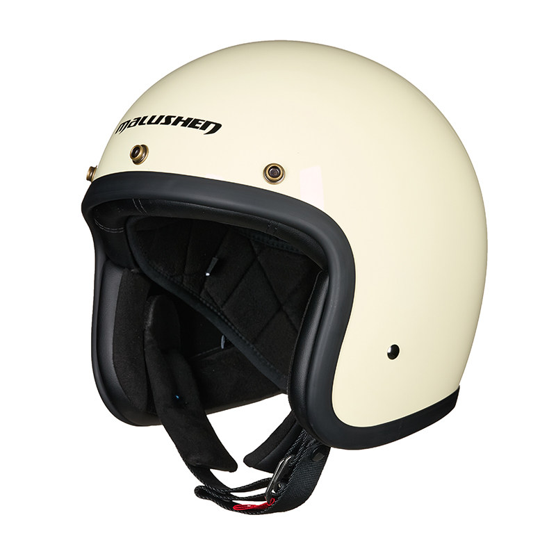 malushen马鲁申摩托车头盔复古半盔男巡航半盔女夏季四分之三盔R1