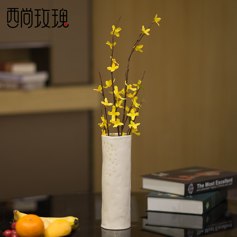 插干花小花瓶复古做旧客厅餐桌插花器装饰品小清新摆件室内欧式