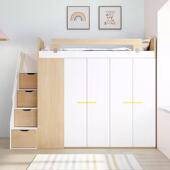 歌雷儿童衣床功能合组衣帽柜间上ygc 457床下柜一体小户型多大容