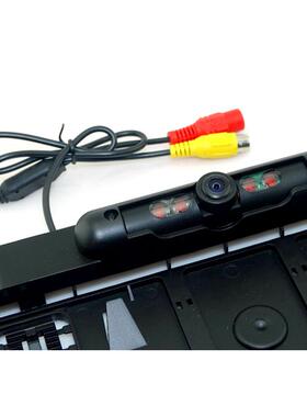 新款欧洲车牌BYC-0168框可倒车摄头高清夜视载视红外像车摄像头倒