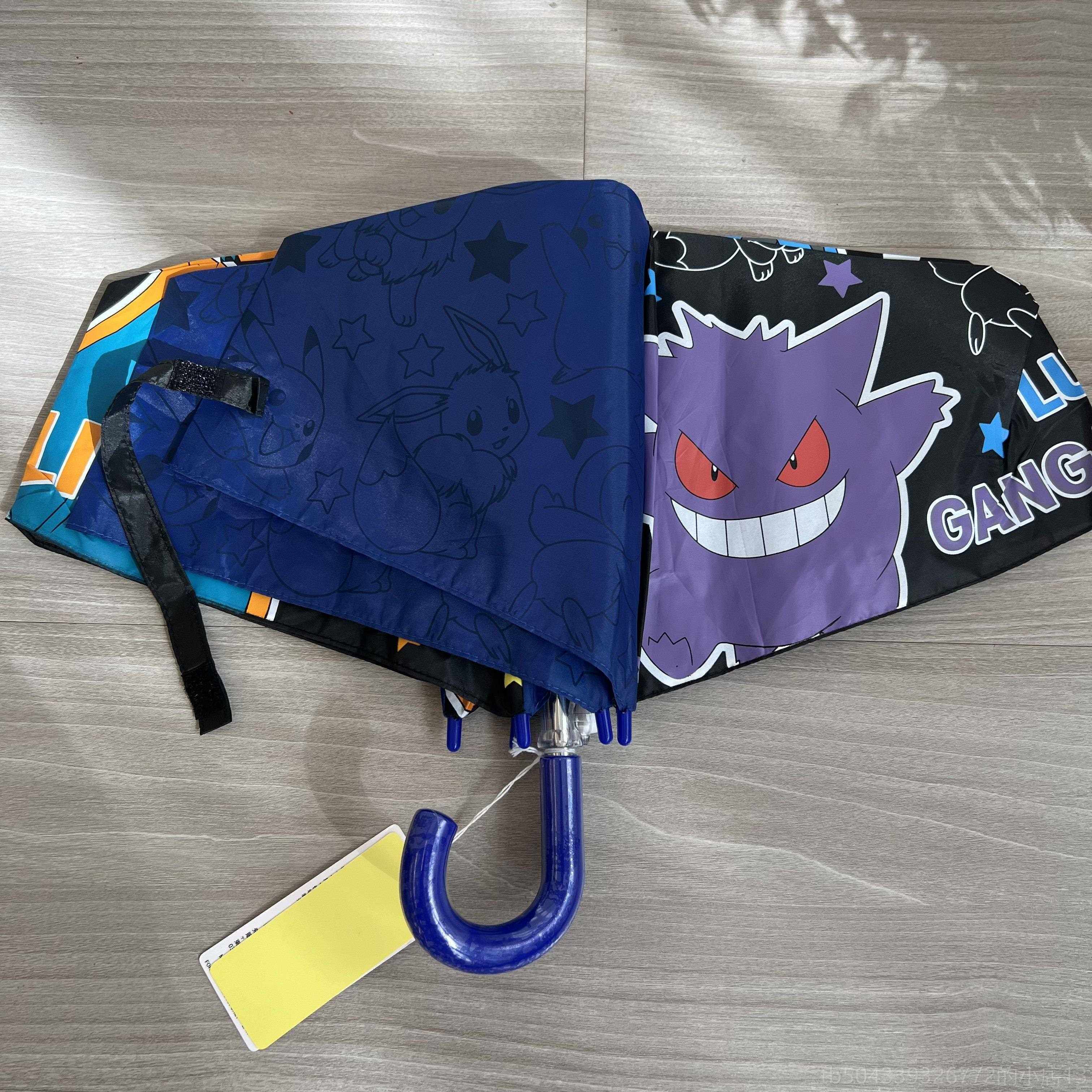 高档Lucari x Gag卡ar耿鬼联名通周边宝可梦n皮o卡丘雨伞