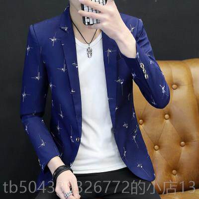 高档秋季男士服修身西外套加大码夜服店宴会礼商务休闲便装单西男
