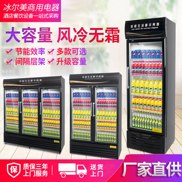 啤酒柜直供超市饮料柜单门双门三门冷藏展示柜立式鲜花保鲜柜