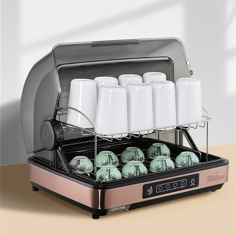 活动价办公室茶杯茶具专用消毒柜茶杯架子茶具收纳层架免沥水烘干