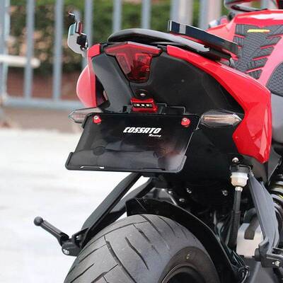 新品摩托通型牌用照架后牌照框牌架子铝61711车合金车CNC边框架车