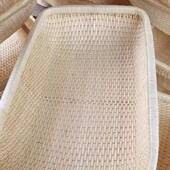 柳编笸箩编收纳筐长方馒头筐家形用大号现捞藤箩筐簸箕条柳DSZ饼