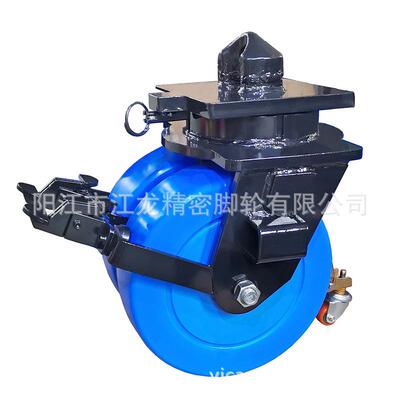 超重型脚轮双轮MC尼龙高载重工业滚轮移动运输集装箱耐磨脚轮