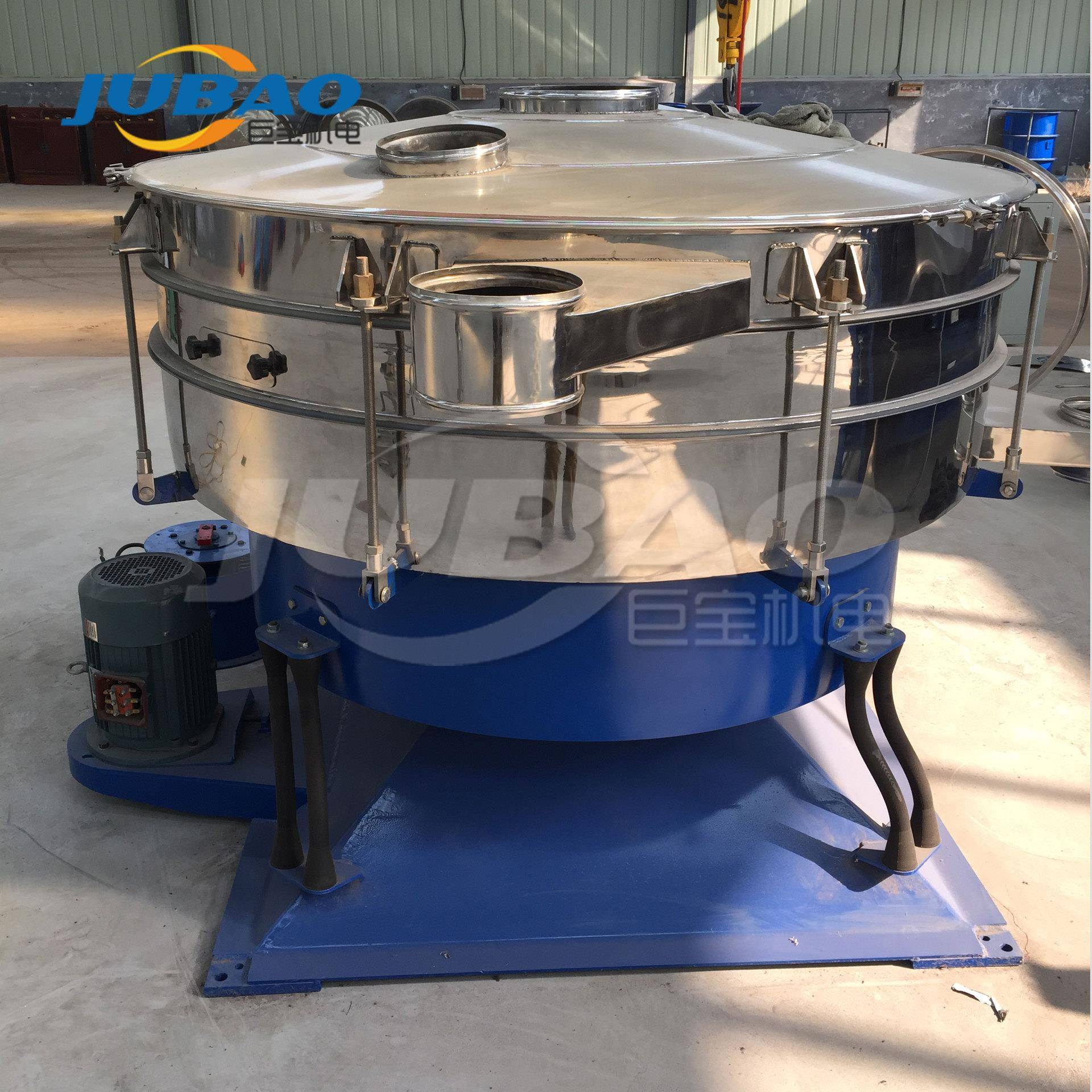 不锈钢淀粉圆形晃荡振动筛糖粉大产量摇摆筛米粉摇摆筛分机