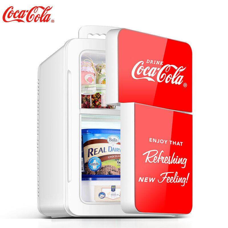 可口可乐24L迷你小冰箱压缩机双门小型宿舍办公室冷冻母乳冷藏柜