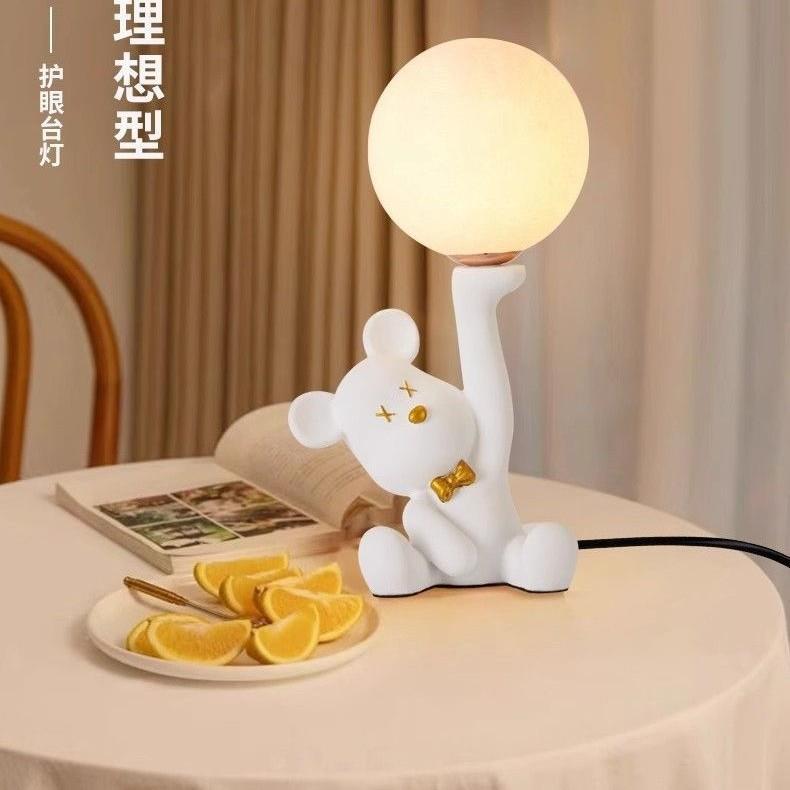 2024新款网红创意小夜灯房床头可爱台灯卧室卡通儿童护眼