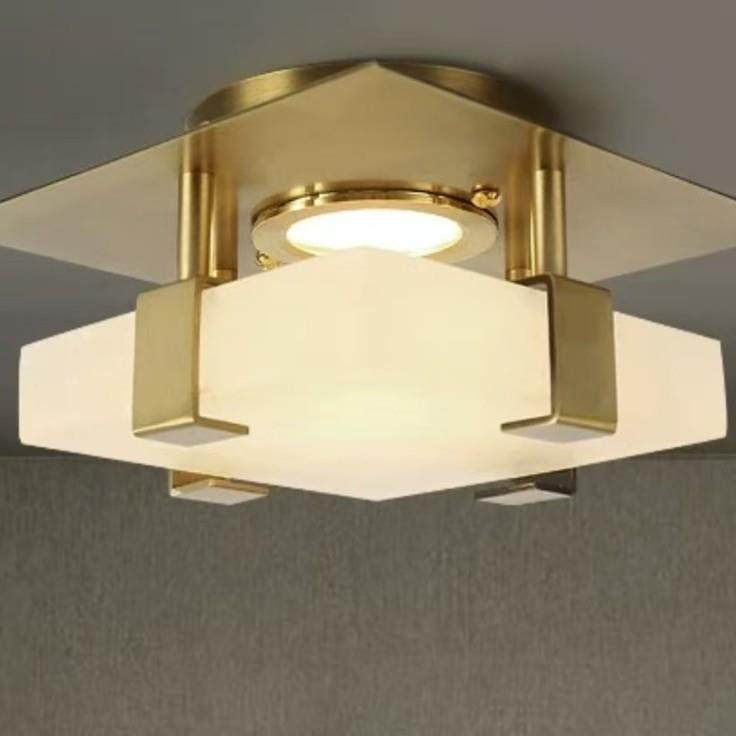 阳台吸顶灯过道走廊灯入户玄关灯设计师工程酒店商场美式轻奢灯具