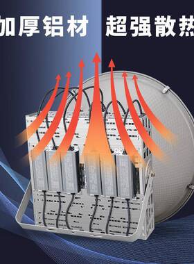 亚明照明led塔吊灯1000瓦建筑之星大功率照明超亮工地探照灯2000W