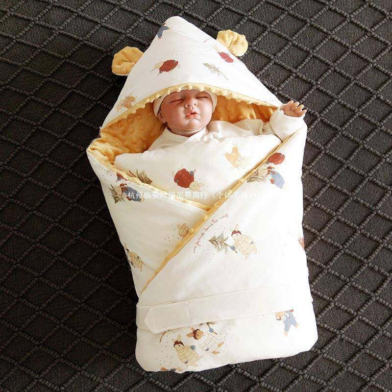 新生儿绒秋冬婴儿款豆豆小襁褓可拆洗被子包被纯棉外出抱被加厚,婴童用品,毯子,淘宝优惠券,粉丝福利购,淘宝优惠卷