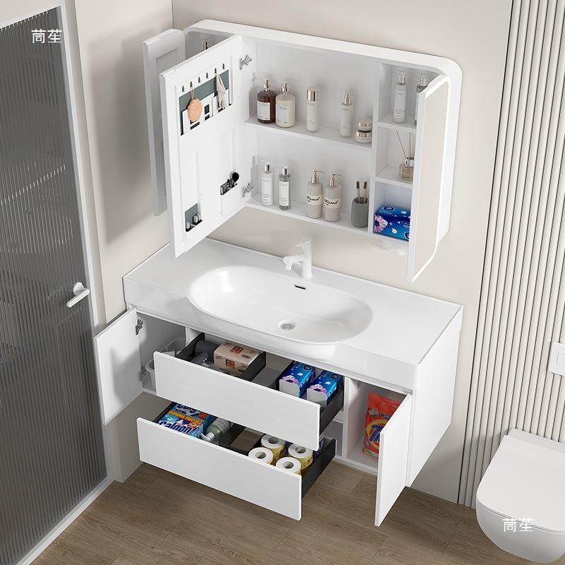蜂窝铝浴室柜组合加大加深陶瓷一体洗脸大肚盆卫生间洗漱台洗手池