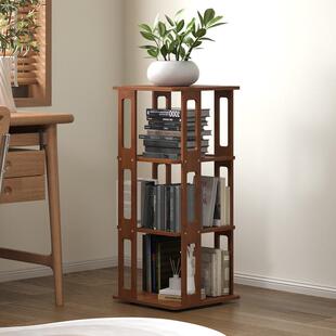 旋书书架落子地儿童置物架柜简易宝转宝62592绘本收纳简约家用学