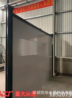 钢结构挡组围装配墙式围ION灰色白色彩钢装瓦围挡市政施工围挡