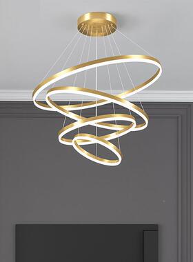 简约后现代创意办公圆形LE32D吊餐厅灯代饭厅卧室灯厅客现家用温