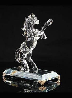 水晶01612十二生肖动物鼠工牛虎兔龙蛇猪马猴羊鸡狗客厅艺品招财