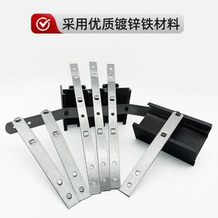 片固门窗安定装固片镀锌铁一字直片215带孔定铁片家具连接固定拉