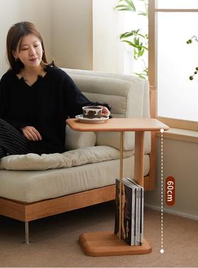 竖边几沙发TMT木樱琴桃边柜桌子可移动床头边桌小茶几角几