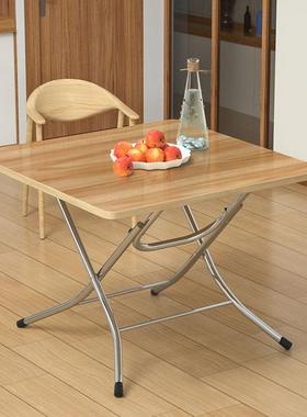 叠餐桌小方桌吃饭家简用卧室宿舍简折出租易房易便携户外摆LLV赵