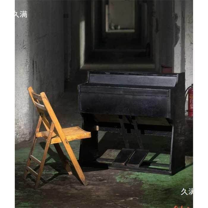 便宜老式脚风琴老琴装JJR饰复古怀旧摆钢设拍摄踏道古董复古具仅