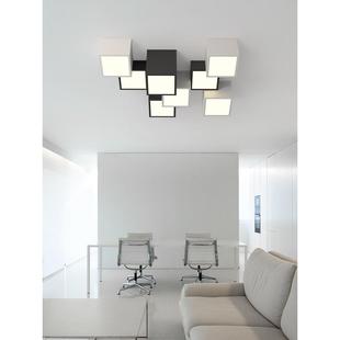 无GB6845主灯客厅照明简约顶代现l卧ed吸灯室创意组合客厅灯极简