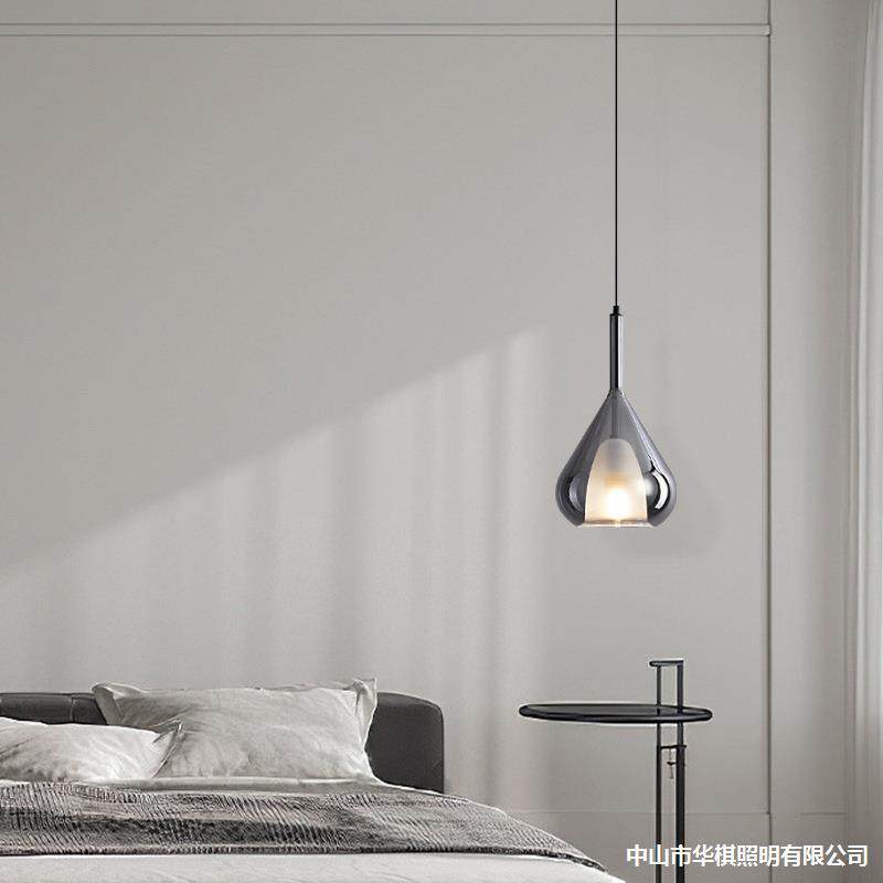 款意式极简卧室床头吊214组灯现代简餐厅吧台合灯约设计师玻璃小