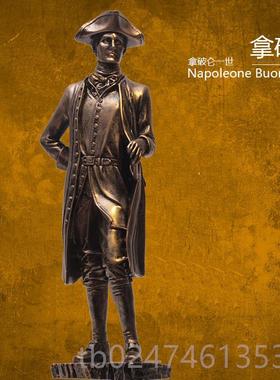 正品复古欧式人物摆件书办公轩室尼诗复士古房骑拿破仑雕塑铠甲勇