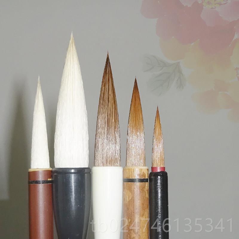 正品国画入门毛笔装 戴轩初学书法绘 狼毫套羊毫毛笔山水兰竹笔荷