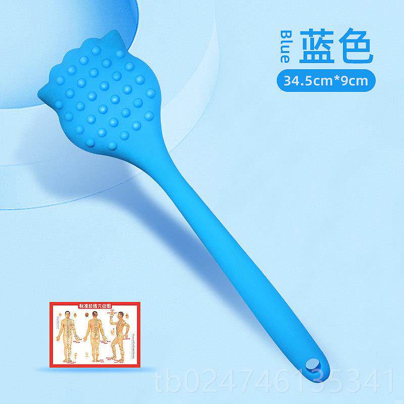 正品矽胶拍经络拍养生拍痧板捶背神器打板敲背棒锤肩颈按摩手动保