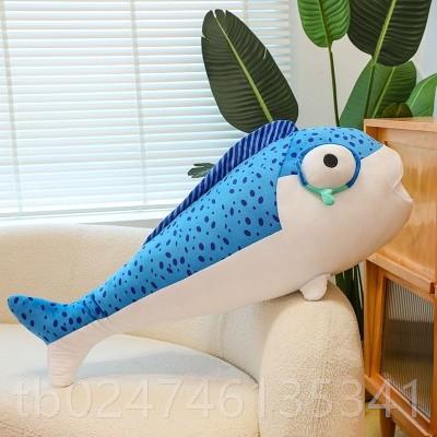 正品蛋仔对周边公派仔咸棒玩偶咸道鱼按摩鱼槌睡觉毛绒玩具抱枕小