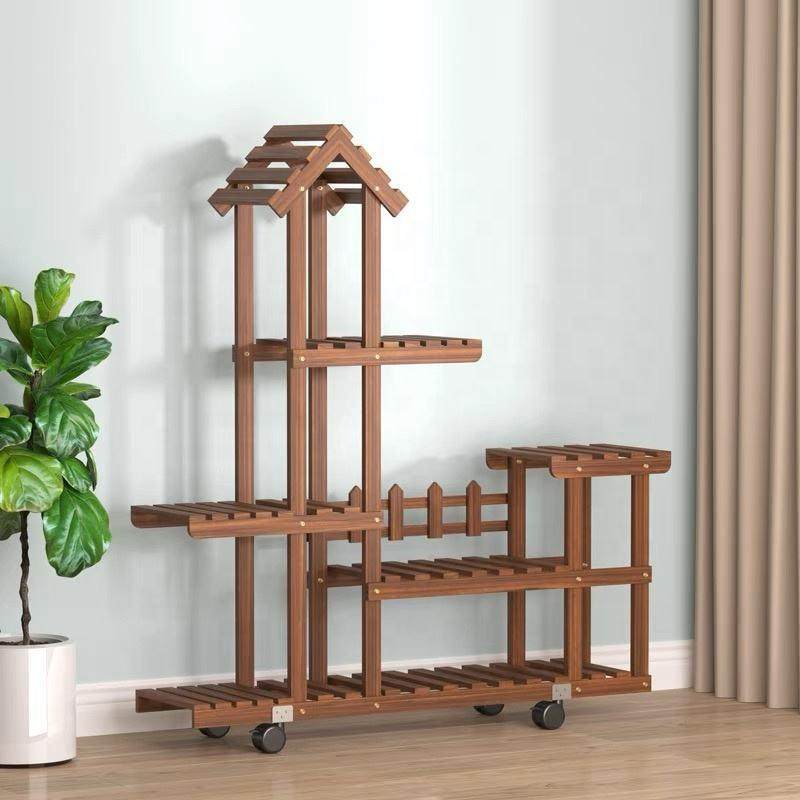 室内外实木质花架子阳台客厅碳化防腐绿萝多肉植物置物架落地多层,鲜花速递/花卉仿真/绿植园艺,花架,淘宝优惠券,粉丝福利购,淘宝优惠卷