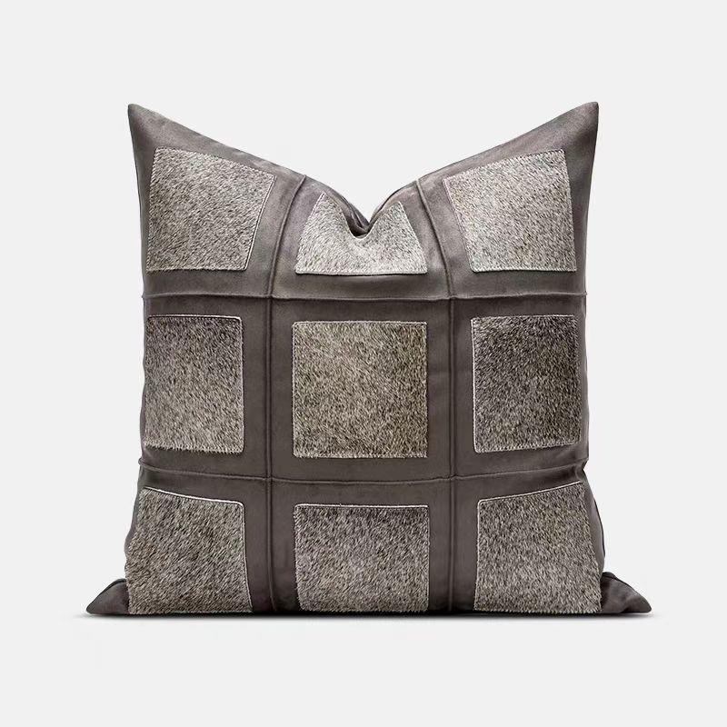 样板房客厅抱枕轻奢简约现代软装沙发靠垫方枕样板间酒店抱枕