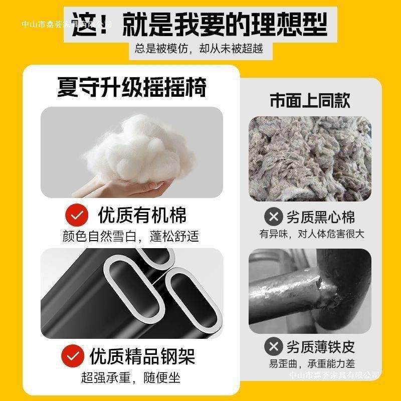 折叠躺椅午休可坐可躺可睡三用椅家用阳台晒太阳新款靠背椅摇摇椅