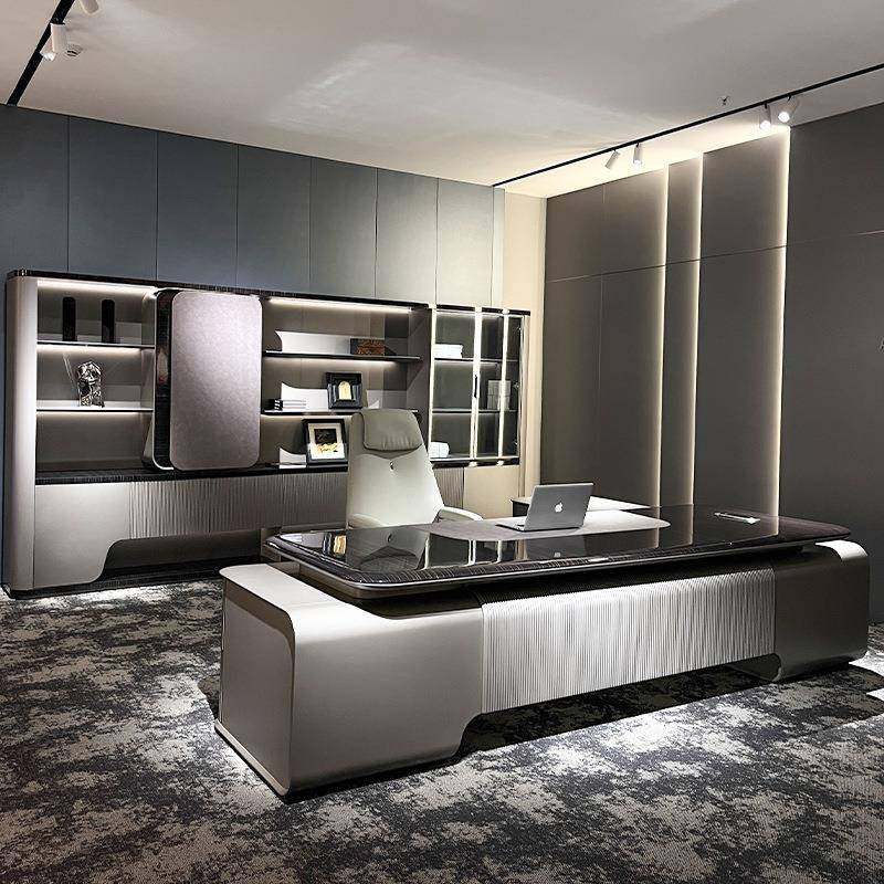 办公桌老板桌高档高端极简黑檀木烤漆桌面总裁董事长办公室大班台,基础建材,脚轮/万向轮,淘宝优惠券,粉丝福利购,淘宝优惠卷