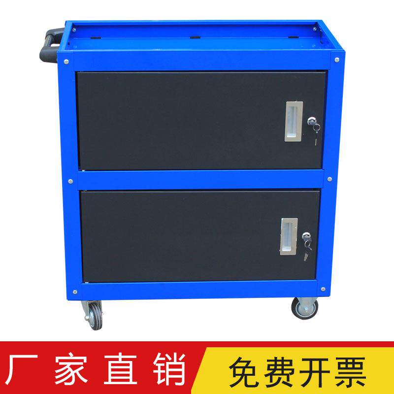 三层工具车车间工具收纳封闭便携式手推车零件车周转搬运组装新品