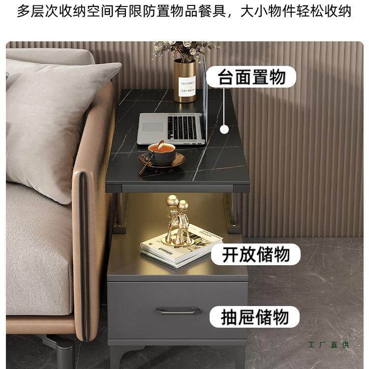 沙发边柜客厅2025新款侧边柜轻奢迷你置物角几简约现代边几储物柜