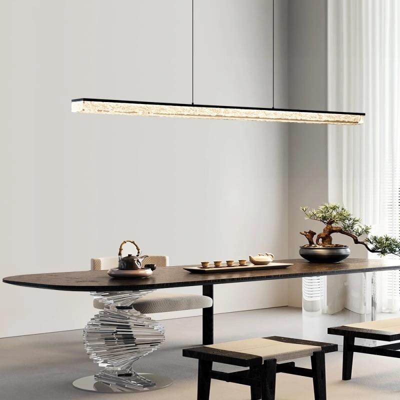 意式极简餐厅吊灯现代简约吧台创意餐桌饭厅设计师高端一字长条灯,家装灯饰光源,智能吊灯,淘宝优惠券,粉丝福利购,淘宝优惠卷